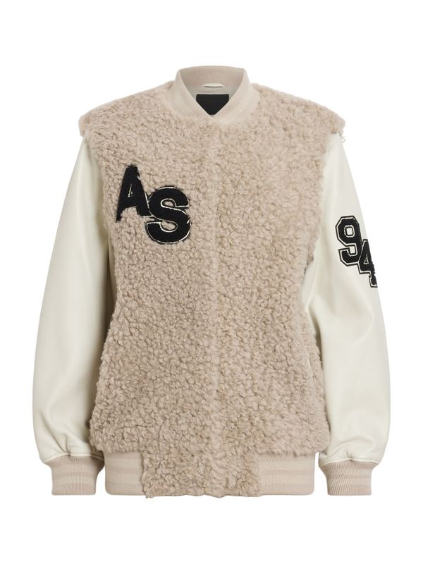 AllSaints AllSaints Prijelazna jakna 'VALERIE'  bež / crna / prljavo bijela
