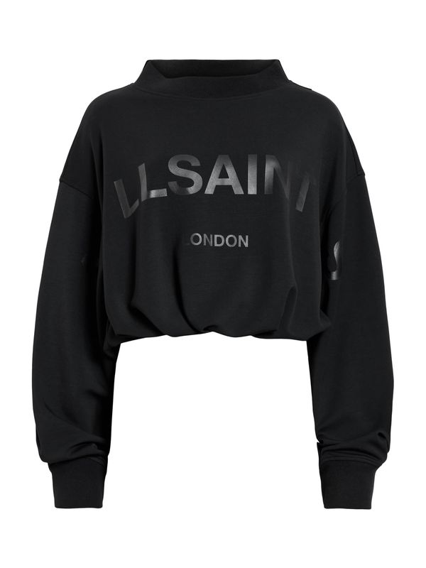 AllSaints AllSaints Sweater majica 'BIGGY ASTER'  srebrno siva / crna