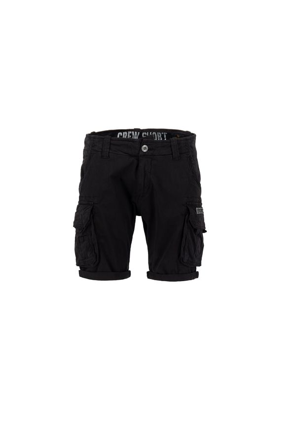 ALPHA INDUSTRIES ALPHA INDUSTRIES Cargo hlače 'Crew'  crna