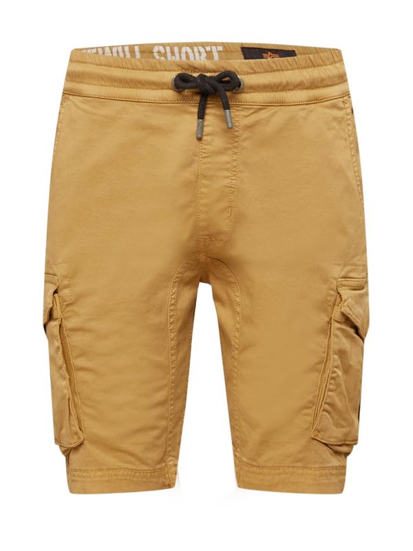 ALPHA INDUSTRIES ALPHA INDUSTRIES Cargo hlače  kaki / crvena / bijela