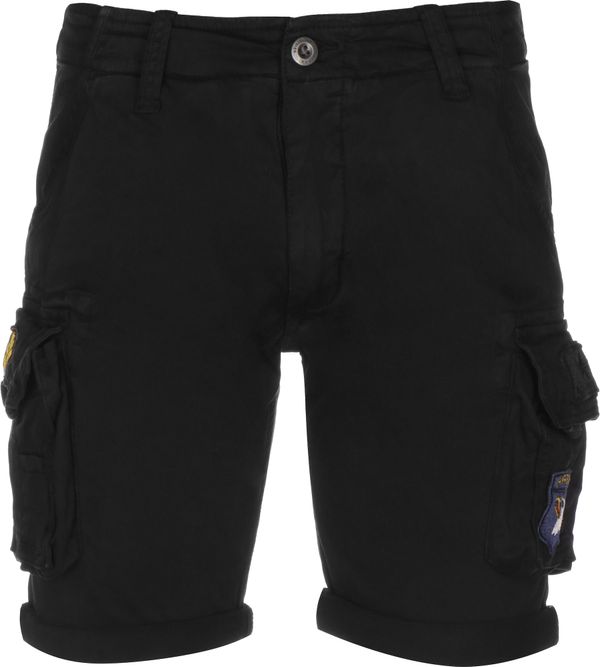 ALPHA INDUSTRIES ALPHA INDUSTRIES Cargo hlače  sivkasto plava / crvena / crna
