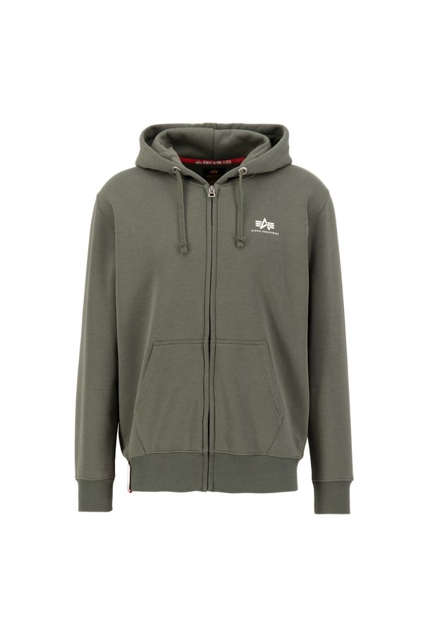 ALPHA INDUSTRIES ALPHA INDUSTRIES Gornji dio trenirke  maslinasta / bijela