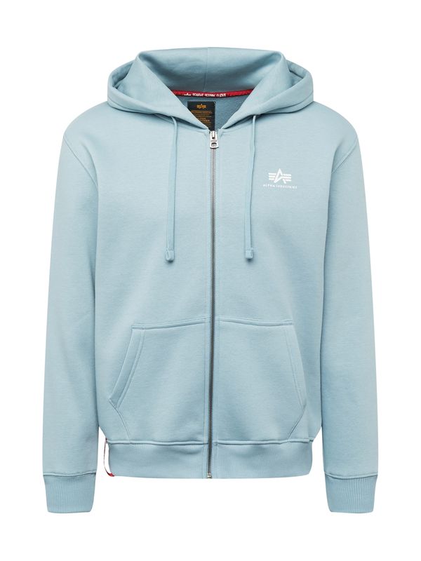 ALPHA INDUSTRIES ALPHA INDUSTRIES Gornji dio trenirke  svijetloplava / bijela