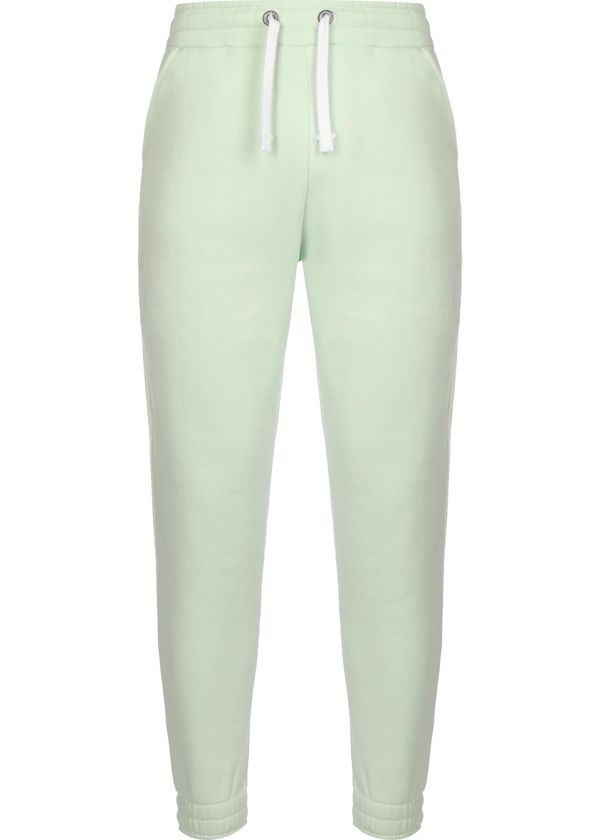 ALPHA INDUSTRIES ALPHA INDUSTRIES Hlače 'EMB'  pastelno zelena / bijela