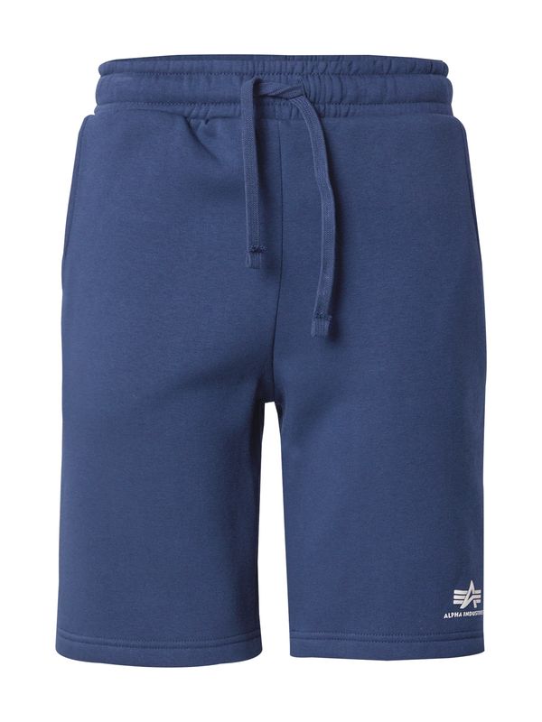 ALPHA INDUSTRIES ALPHA INDUSTRIES Hlače  mornarsko plava / bijela