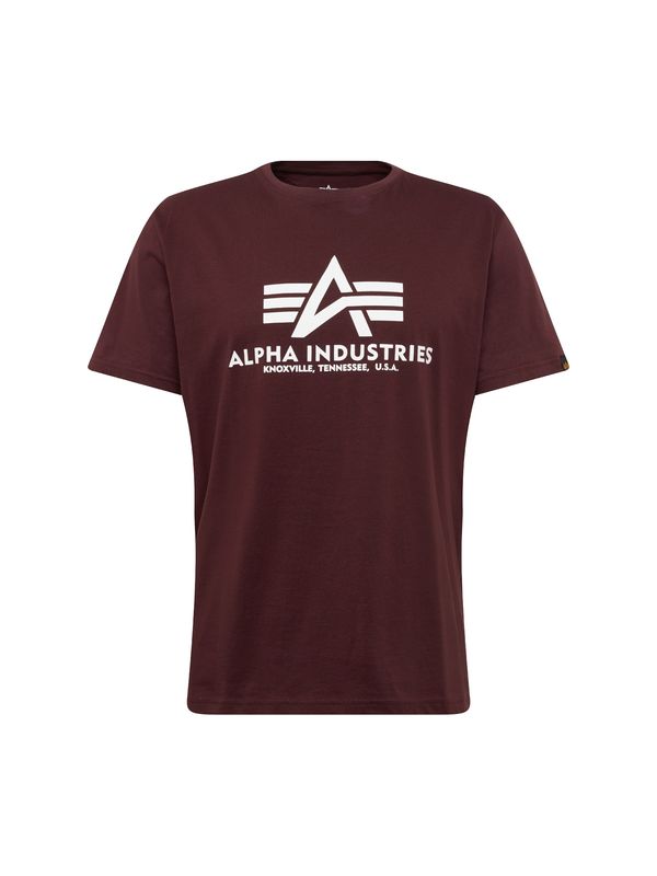 ALPHA INDUSTRIES ALPHA INDUSTRIES Majica  boja vina / bijela