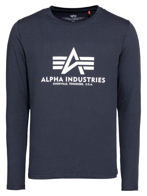 ALPHA INDUSTRIES ALPHA INDUSTRIES Majica  mornarsko plava / bijela