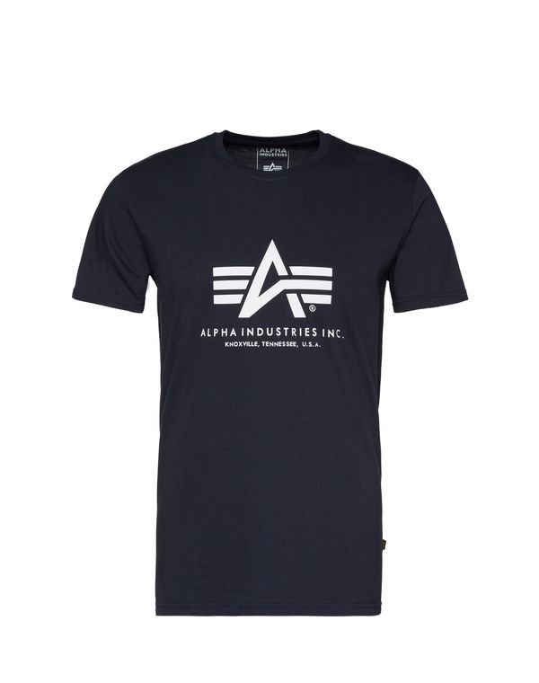 ALPHA INDUSTRIES ALPHA INDUSTRIES Majica  mornarsko plava / bijela