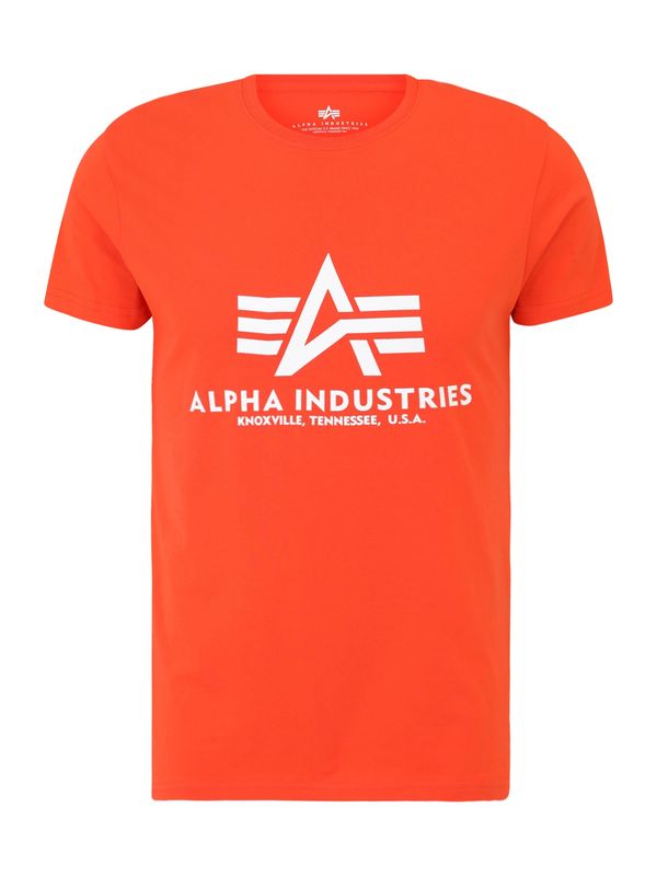 ALPHA INDUSTRIES ALPHA INDUSTRIES Majica  narančasta / bijela