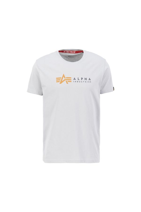 ALPHA INDUSTRIES ALPHA INDUSTRIES Majica  narančasto žuta / svijetlosiva / crna