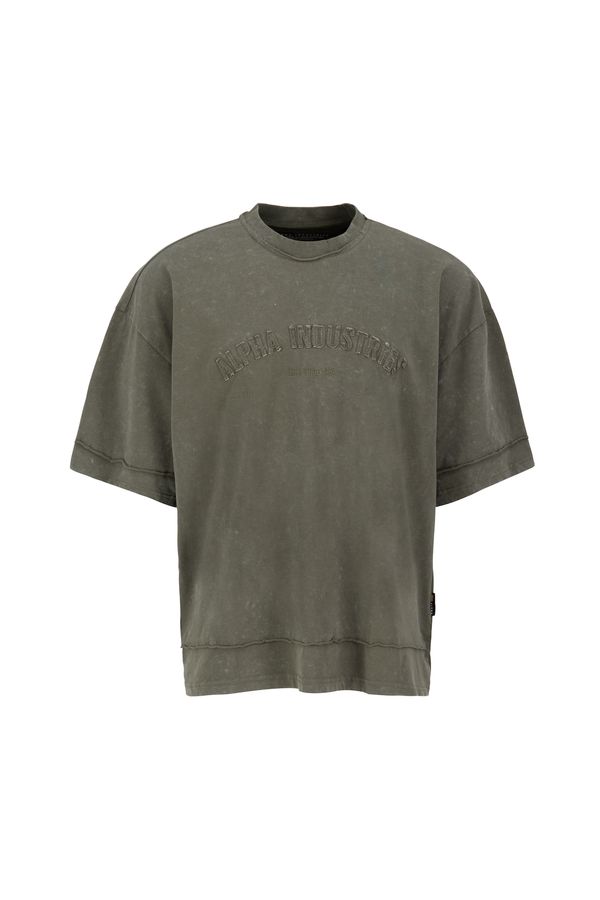 ALPHA INDUSTRIES ALPHA INDUSTRIES Majica 'Open Edge'  maslinasta