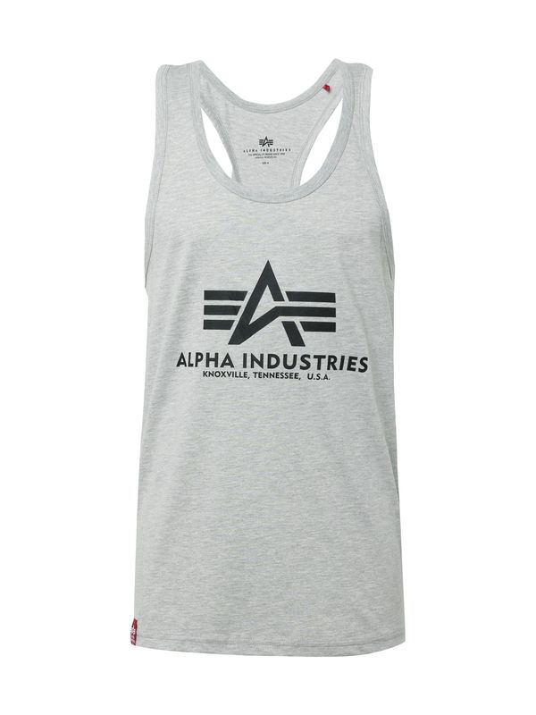 ALPHA INDUSTRIES ALPHA INDUSTRIES Majica  siva / crna