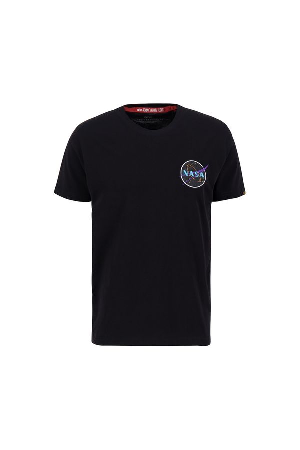 ALPHA INDUSTRIES ALPHA INDUSTRIES Majica 'Space Shuttle'  crna