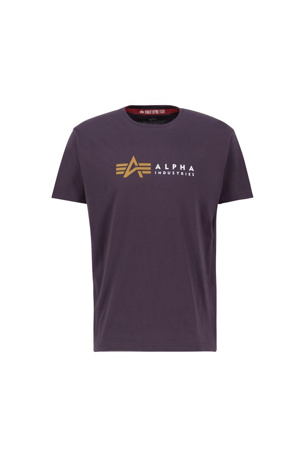 ALPHA INDUSTRIES ALPHA INDUSTRIES Majica  svijetlosmeđa / ljubičasta / bijela