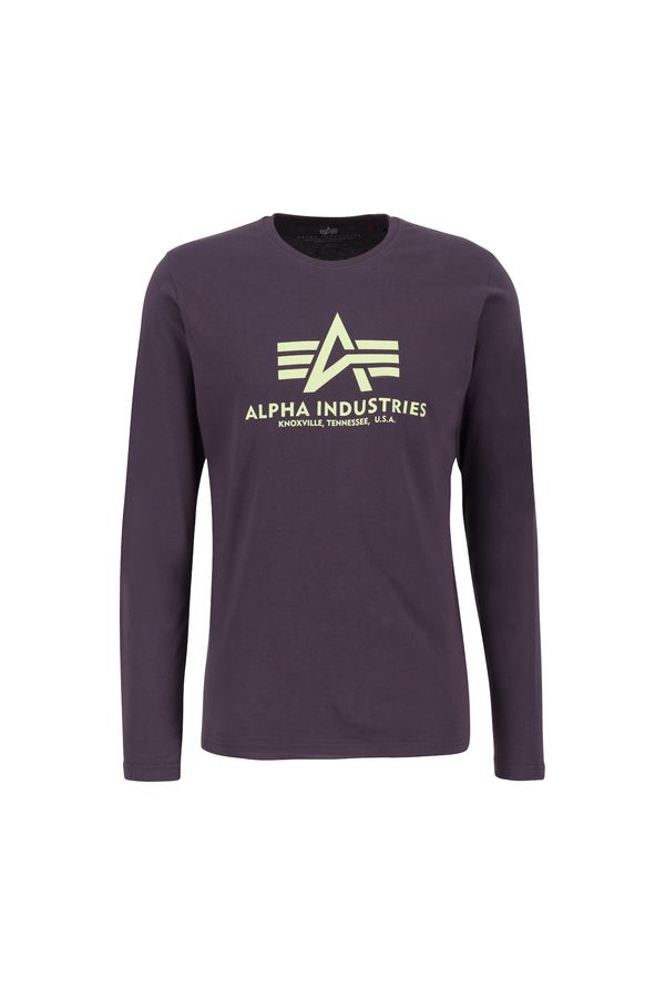 ALPHA INDUSTRIES ALPHA INDUSTRIES Majica  zelena / ljubičasta