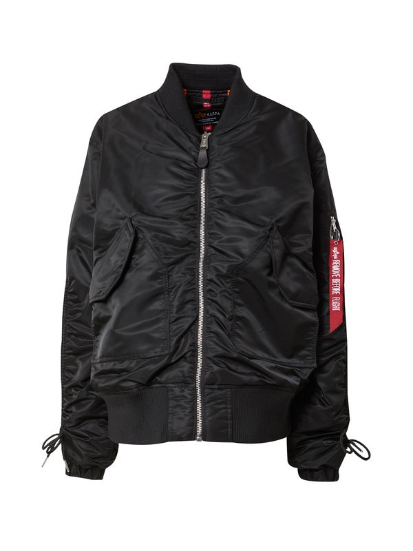 ALPHA INDUSTRIES ALPHA INDUSTRIES Prijelazna jakna  crvena / crna / bijela
