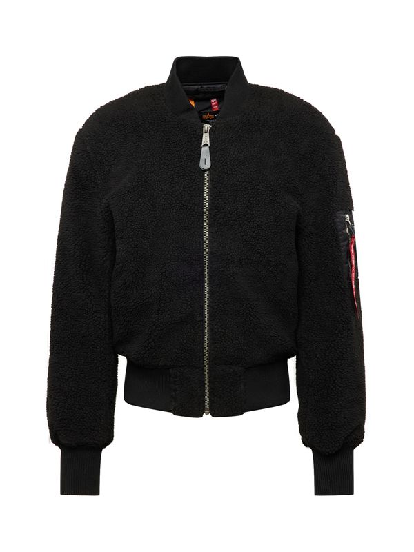ALPHA INDUSTRIES ALPHA INDUSTRIES Prijelazna jakna  crvena / crna / bijela