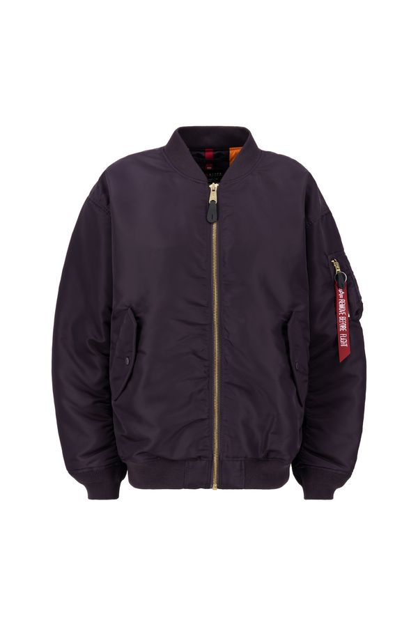 ALPHA INDUSTRIES ALPHA INDUSTRIES Prijelazna jakna 'MA-1 Core'  zlatna / tamno ljubičasta / crvena / bijela