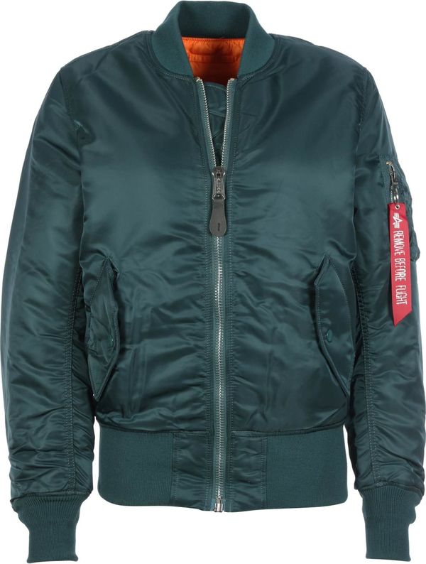 ALPHA INDUSTRIES ALPHA INDUSTRIES Prijelazna jakna 'MA-1'  mornarsko plava / narančasta / crvena / bijela