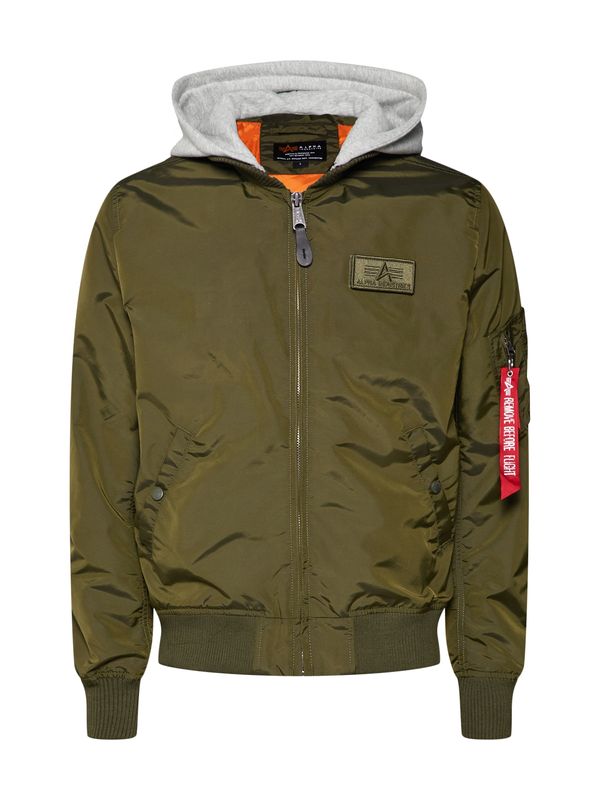 ALPHA INDUSTRIES ALPHA INDUSTRIES Prijelazna jakna  siva / kaki