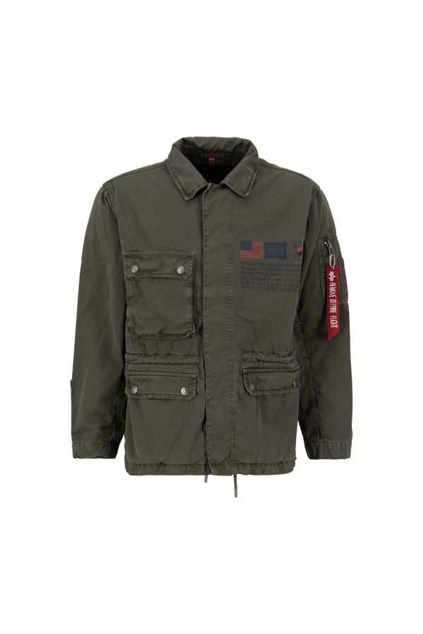 ALPHA INDUSTRIES ALPHA INDUSTRIES Prijelazna jakna  tamno plava / siva / crvena