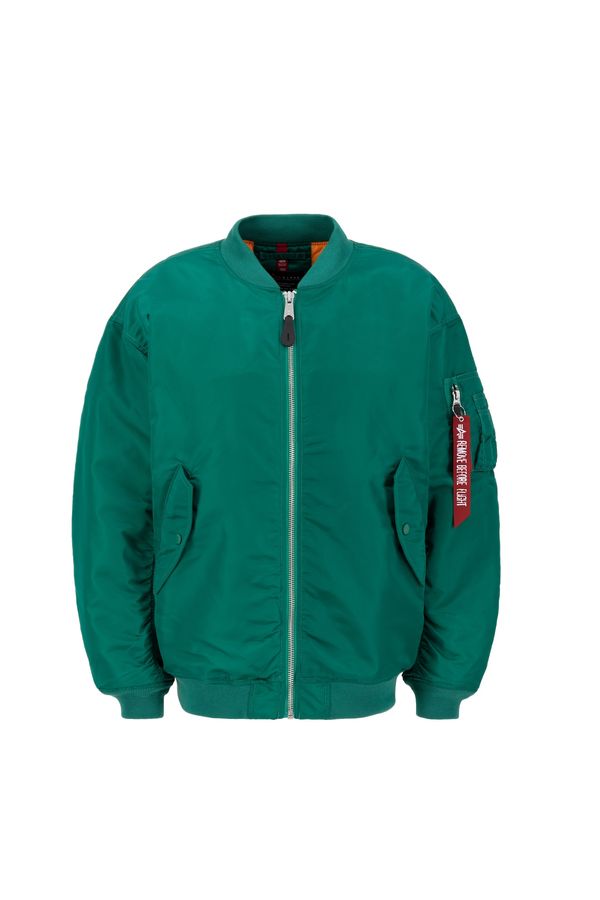 ALPHA INDUSTRIES ALPHA INDUSTRIES Prijelazna jakna  zelena / crvena / bijela