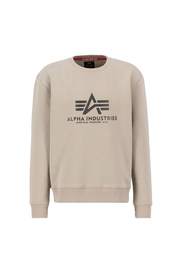 ALPHA INDUSTRIES ALPHA INDUSTRIES Sweater majica 'Carbon'  pijesak / ljubičasta