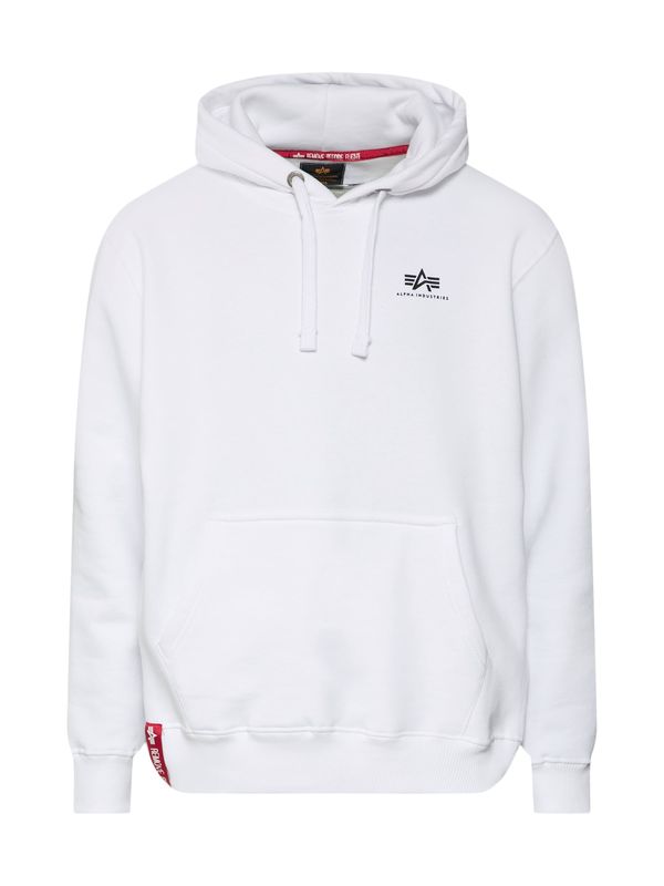 ALPHA INDUSTRIES ALPHA INDUSTRIES Sweater majica  crvena / crna / bijela