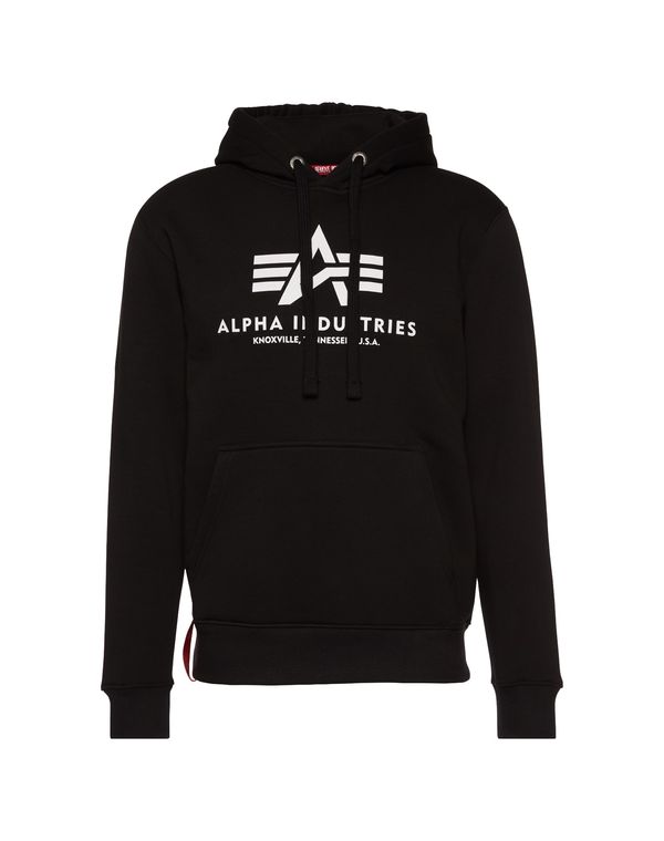 ALPHA INDUSTRIES ALPHA INDUSTRIES Sweater majica  crvena / crna / bijela