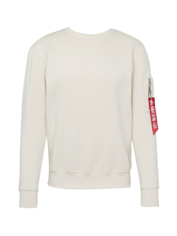 ALPHA INDUSTRIES ALPHA INDUSTRIES Sweater majica 'Dragon'  boja slonovače / smeđa / antracit siva
