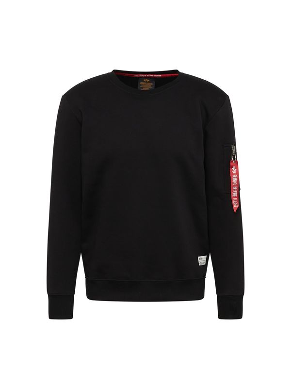 ALPHA INDUSTRIES ALPHA INDUSTRIES Sweater majica 'Dragon'  ljubičasta / crvena / crna / bijela