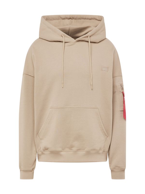 ALPHA INDUSTRIES ALPHA INDUSTRIES Sweater majica 'Essentials'  pijesak