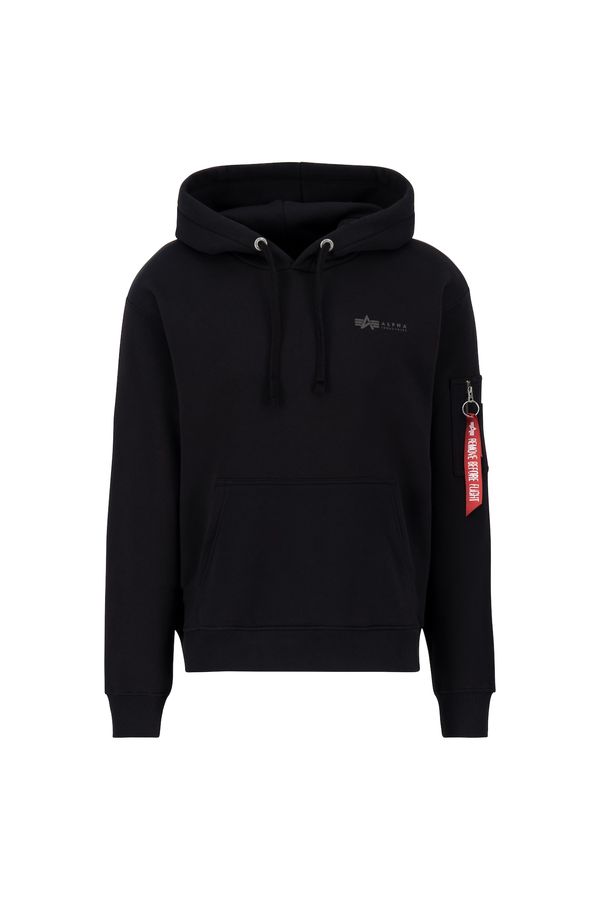 ALPHA INDUSTRIES ALPHA INDUSTRIES Sweater majica  krvavo crvena / crna