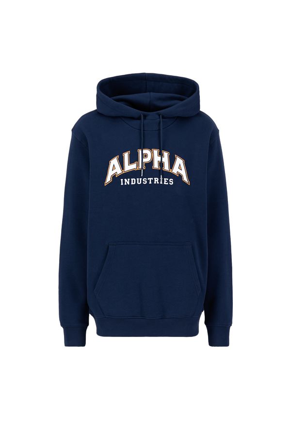 ALPHA INDUSTRIES ALPHA INDUSTRIES Sweater majica  mornarsko plava / bijela