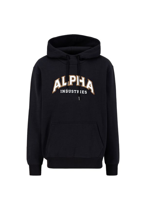ALPHA INDUSTRIES ALPHA INDUSTRIES Sweater majica  narančasta / crna / bijela