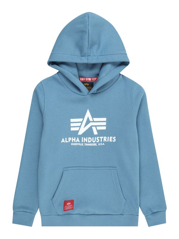ALPHA INDUSTRIES ALPHA INDUSTRIES Sweater majica  opal / crvena / bijela