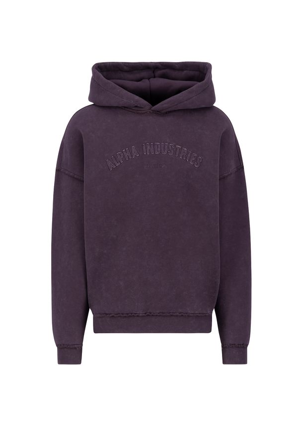 ALPHA INDUSTRIES ALPHA INDUSTRIES Sweater majica ' Open Edges '  šljiva