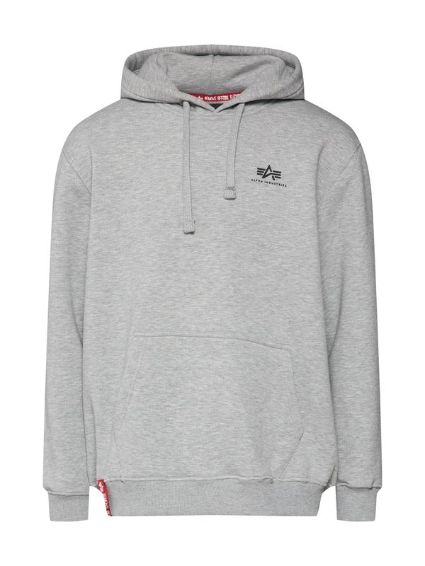 ALPHA INDUSTRIES ALPHA INDUSTRIES Sweater majica  siva