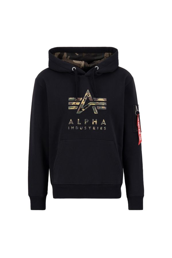 ALPHA INDUSTRIES ALPHA INDUSTRIES Sweater majica  smeđa / kaki / crvena / crna