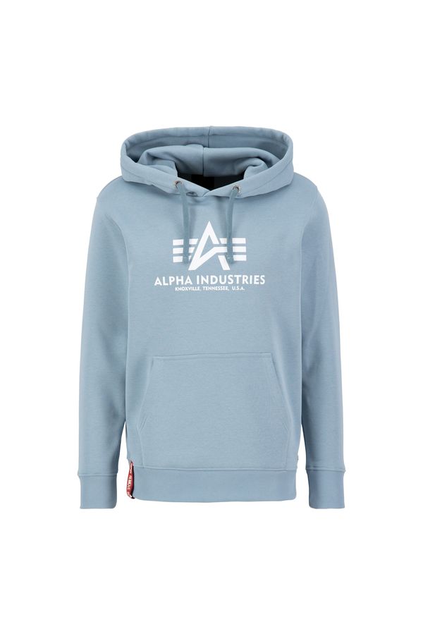 ALPHA INDUSTRIES ALPHA INDUSTRIES Sweater majica  svijetloplava / bijela