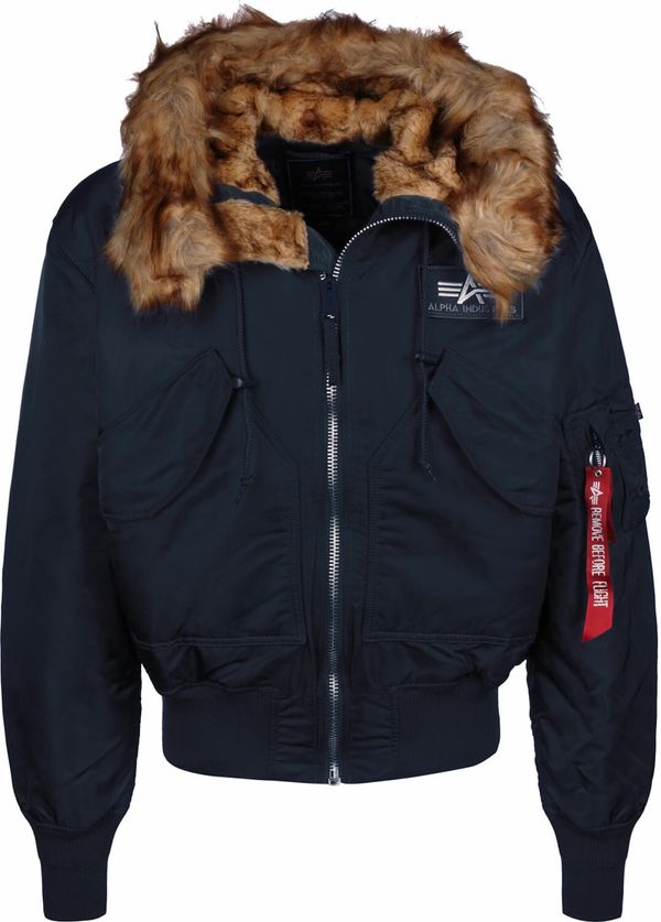 ALPHA INDUSTRIES ALPHA INDUSTRIES Zimska jakna '45P'  mornarsko plava / bijela