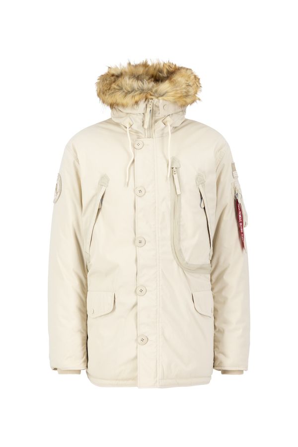 ALPHA INDUSTRIES ALPHA INDUSTRIES Zimska parka  bež / smeđa / crvena