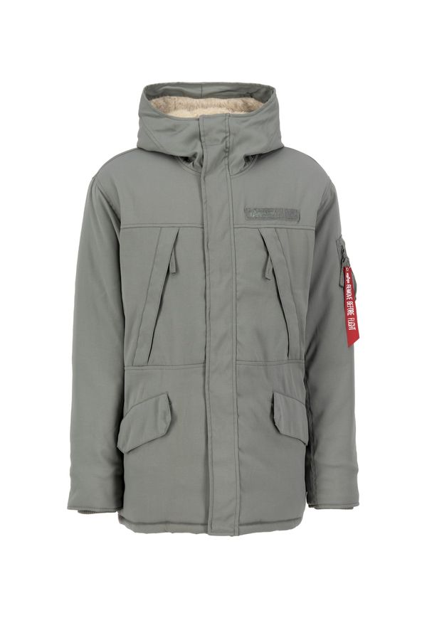 ALPHA INDUSTRIES ALPHA INDUSTRIES Zimska parka 'N3B Expedition'  zelena / krvavo crvena