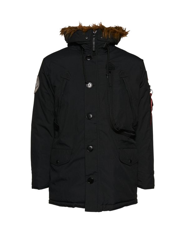 ALPHA INDUSTRIES ALPHA INDUSTRIES Zimska parka 'Polar'  crvena / crna / bijela