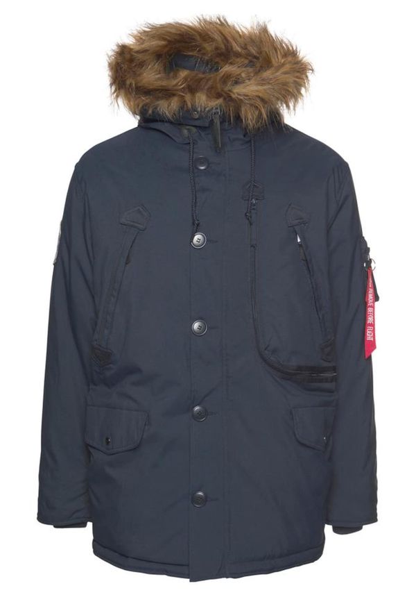 ALPHA INDUSTRIES ALPHA INDUSTRIES Zimska parka 'Polar'  noćno plava / miks boja