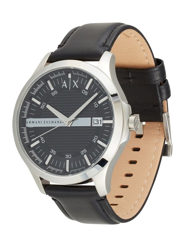 ARMANI EXCHANGE ARMANI EXCHANGE Analogni sat  crna / srebro