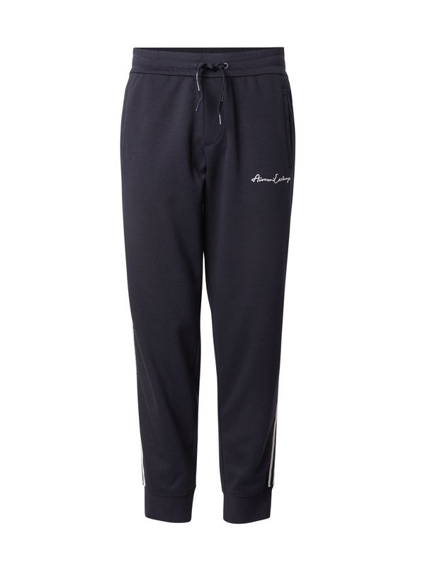ARMANI EXCHANGE ARMANI EXCHANGE Hlače  mornarsko plava / bijela
