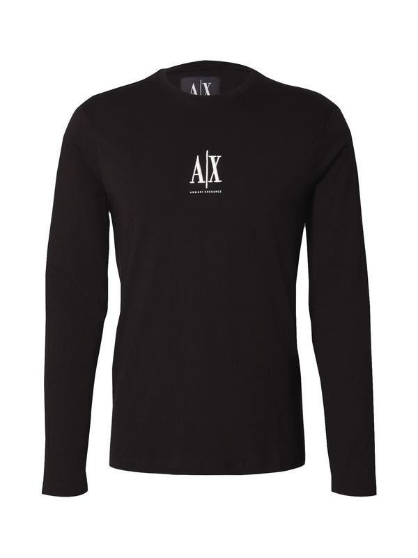 ARMANI EXCHANGE ARMANI EXCHANGE Majica  crna / bijela