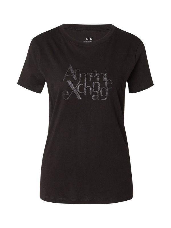 ARMANI EXCHANGE ARMANI EXCHANGE Majica  siva / crna