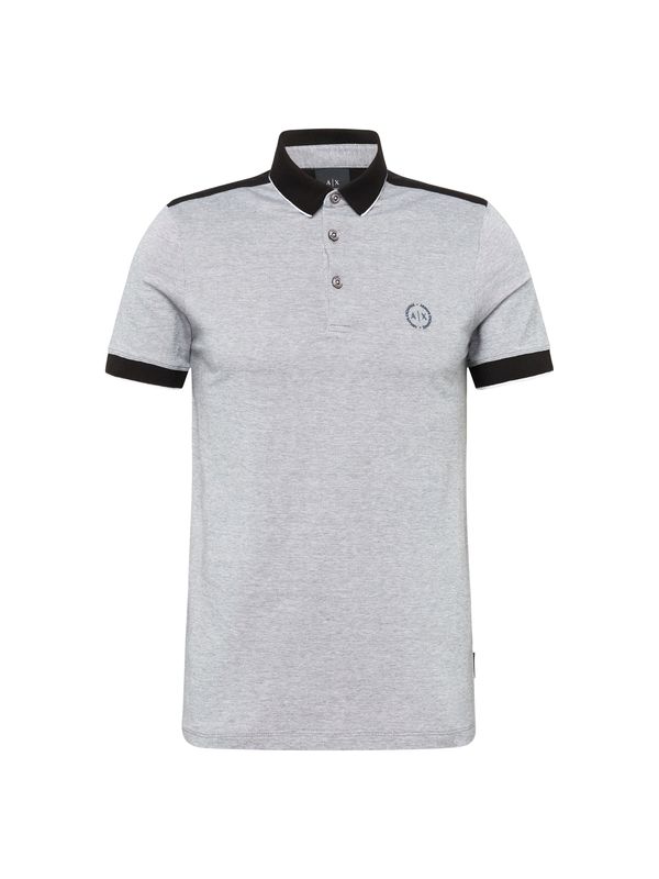 ARMANI EXCHANGE ARMANI EXCHANGE Majica  siva melange / crna